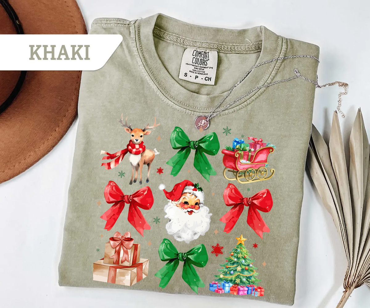 Santa and Gifts,Christmas Shirts(QS1133)