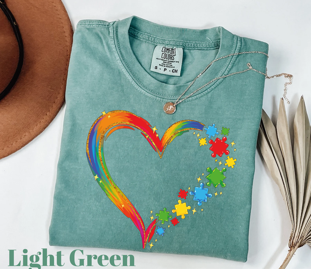 Heart Puzzle,Valentines Day Shirt(QS1298)