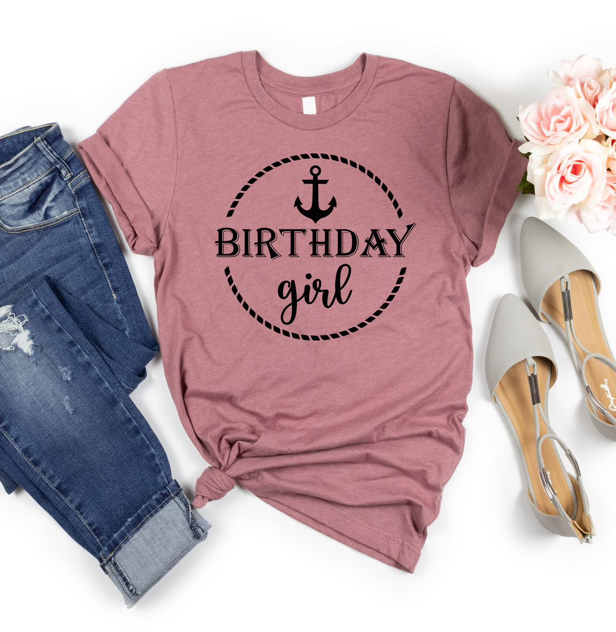 (Customizable)Cruise Birthday,Anchor Shirts(QS1322)