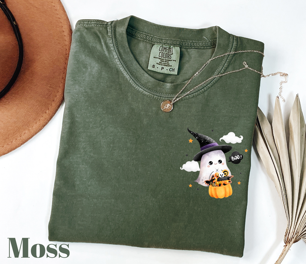 Trick or Treat Ghost,Halloween Shirts(QS888)