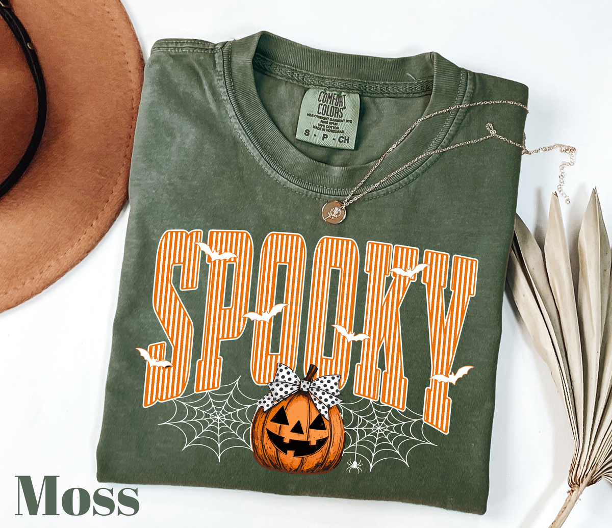 Spooky,Halloween Pumpkin Shirt(QS1446)