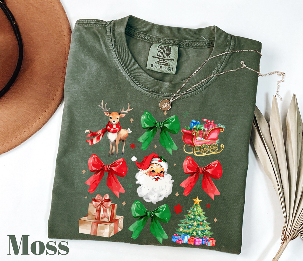Santa and Gifts,Christmas Shirts(QS1133)
