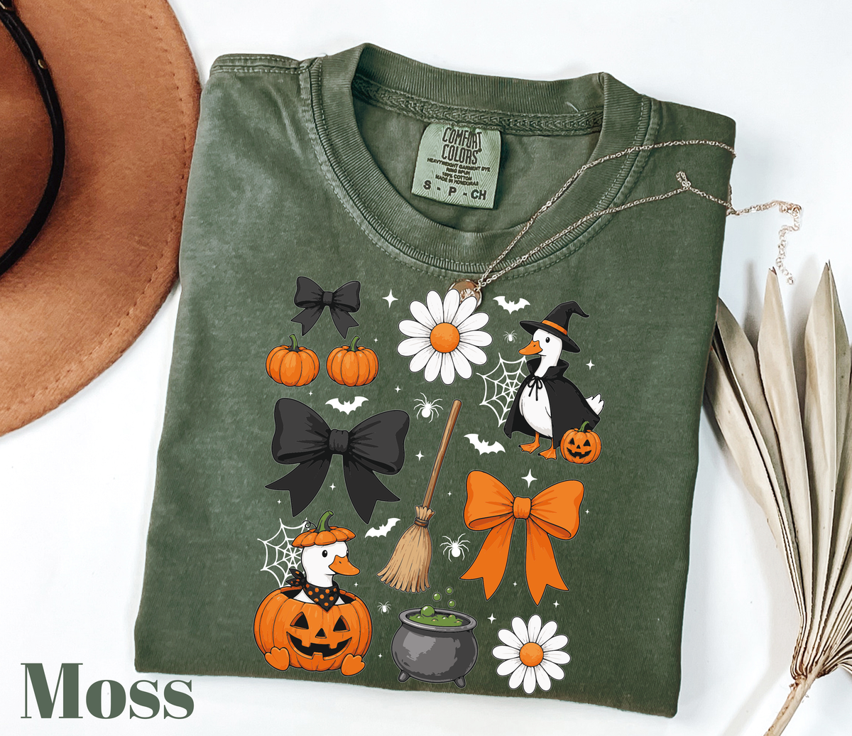 Halloween,Cute Duck,Pumpkins(QS1472)