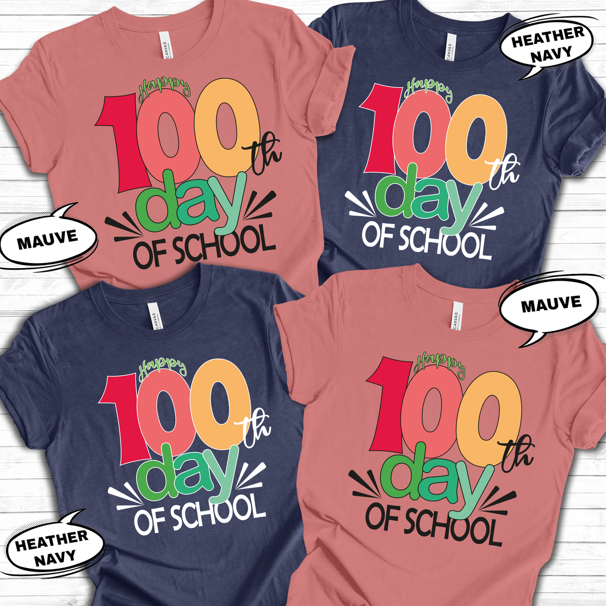100th Day of School,School Celebration Shirts(QS1219)