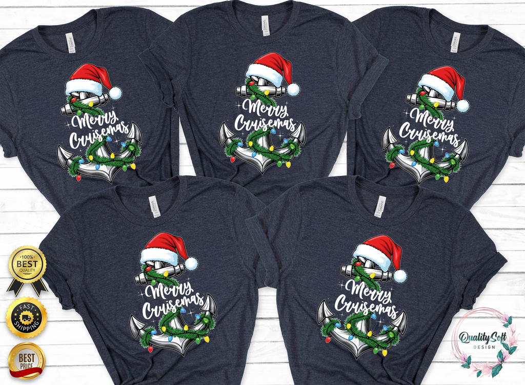 Christmas Cruise Crew Shirts, Cruisin family shirts(QS1522)
