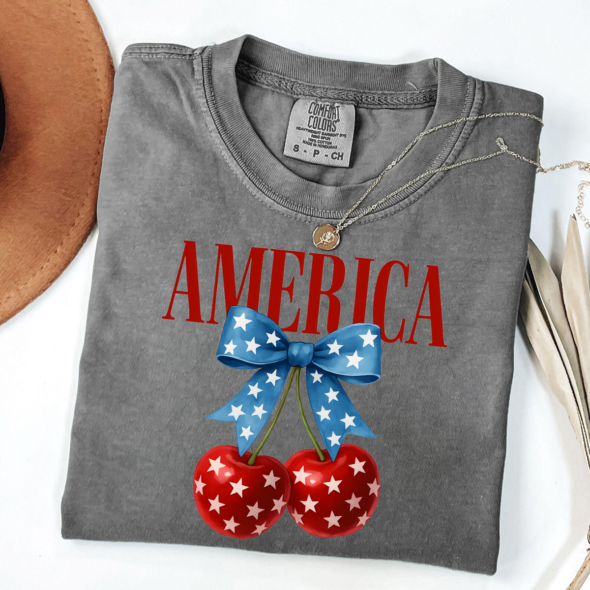 American Cherry,July 4th Shirts(QS858)