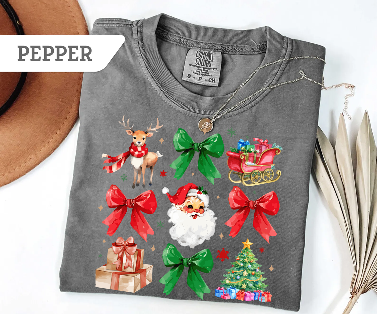 Santa and Gifts,Christmas Shirts(QS1133)