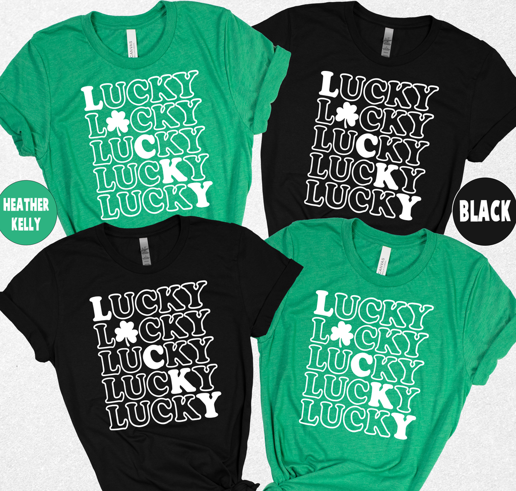 Feeling Lucky,St Patricks Day Shirts(QS1260)