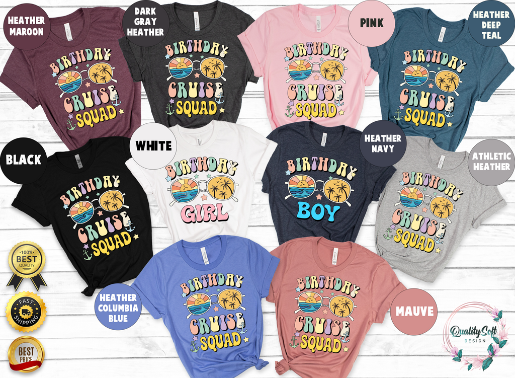 (Customizable)Birthday Cruise,Vacation Shirt(QS1346)