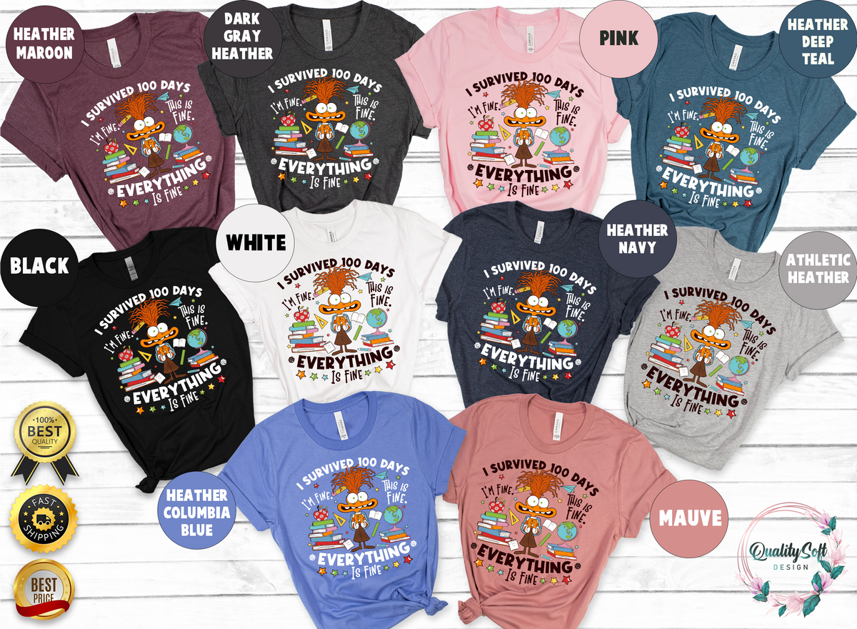 I Survived School,Funny Shirts(QS1194)