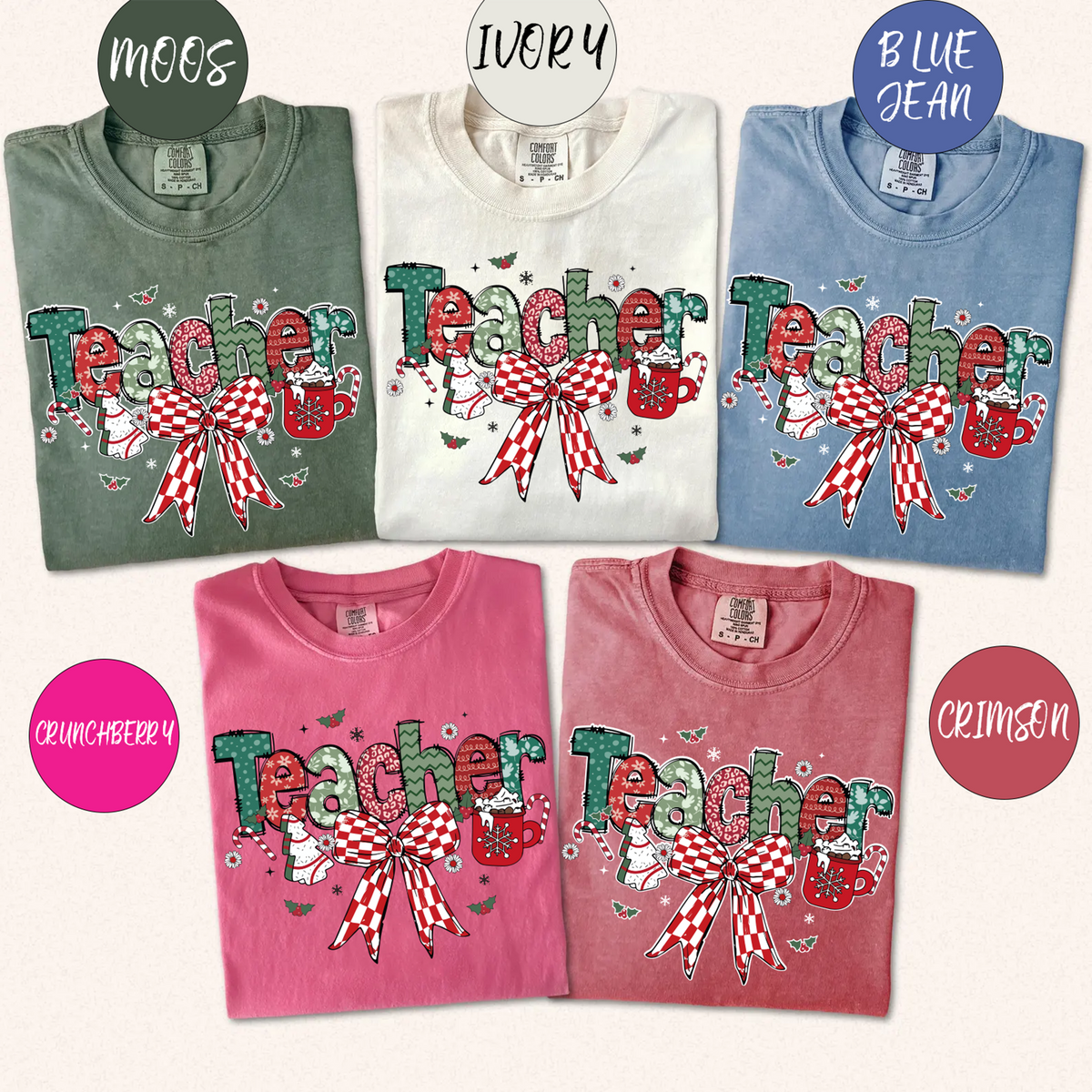 Festive Teacher,Work Shirts(QS1018)