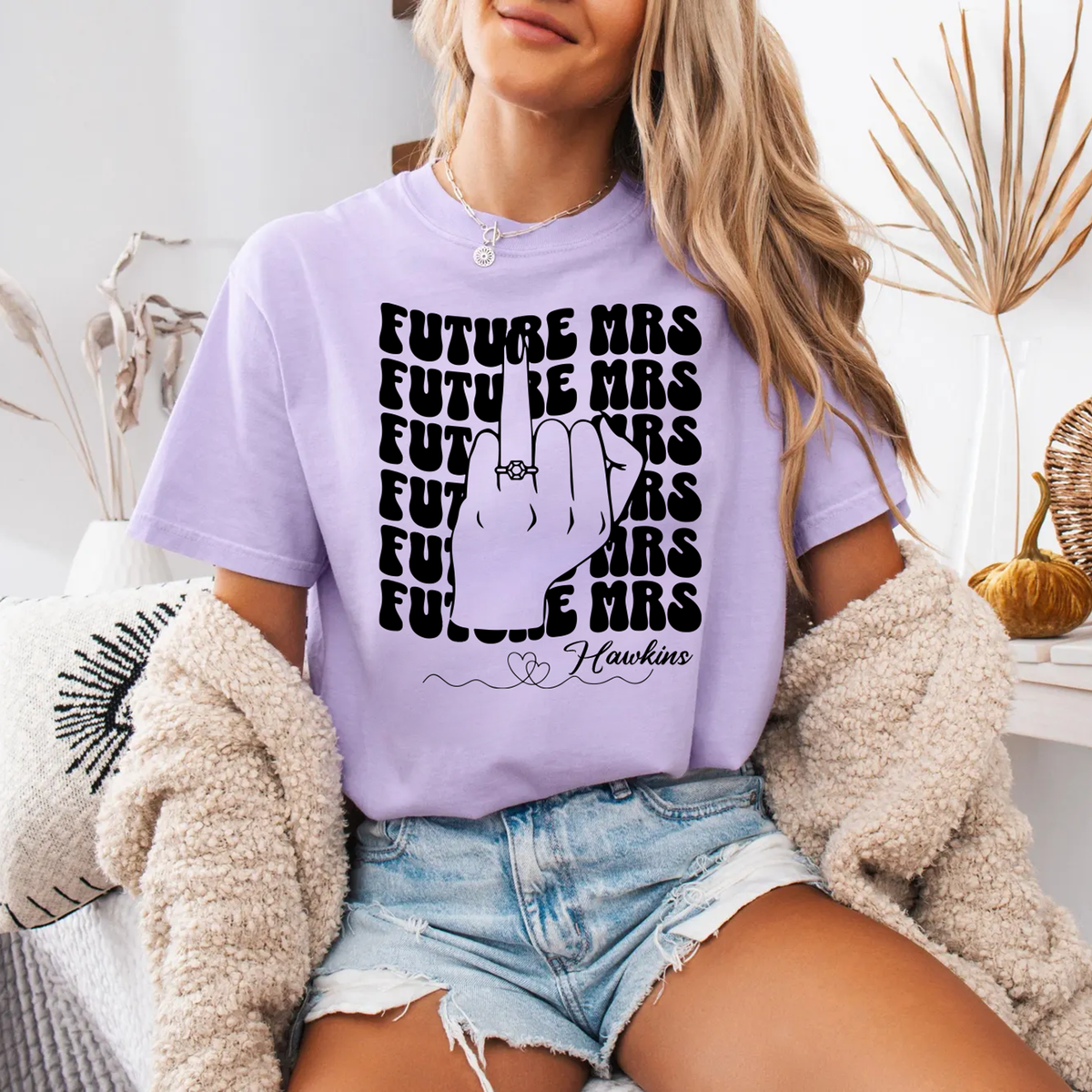 (Customizable)Future Mrs,Wife Shirt(QS1410)