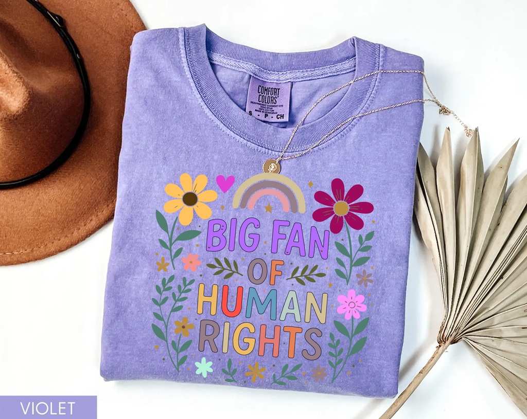 Fan of Human Rights,Funny Shirts,(QS1166)