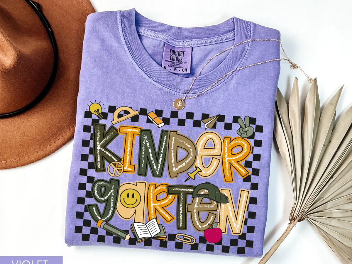 (Customizable)Kindergarten-Fifth Grade,School Shirts(QS932)