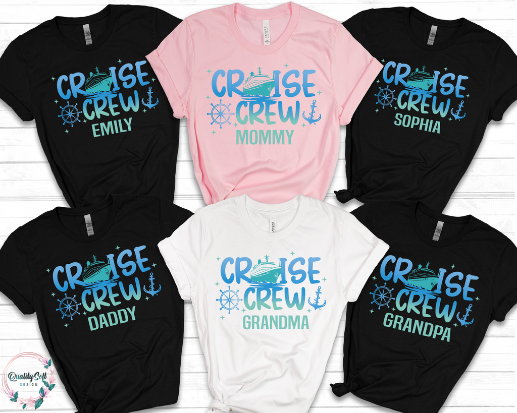 (Customizable)Cruise Crew,Travel Shirts(QS1176)