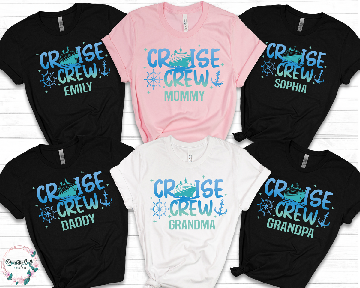 (Customizable)Cruise Crew,Travel Shirts(QS1176)
