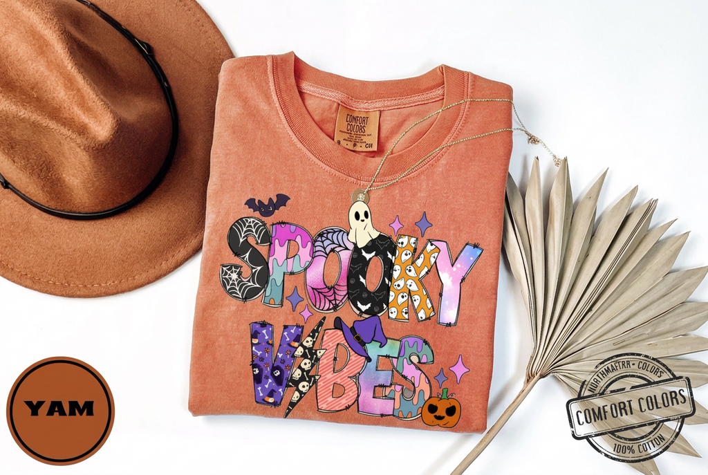 Spooky Vibes,Halloween Shirts(QS893)