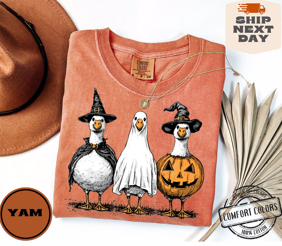 Trick or Treat Goose,Halloween Shirts(QS892)