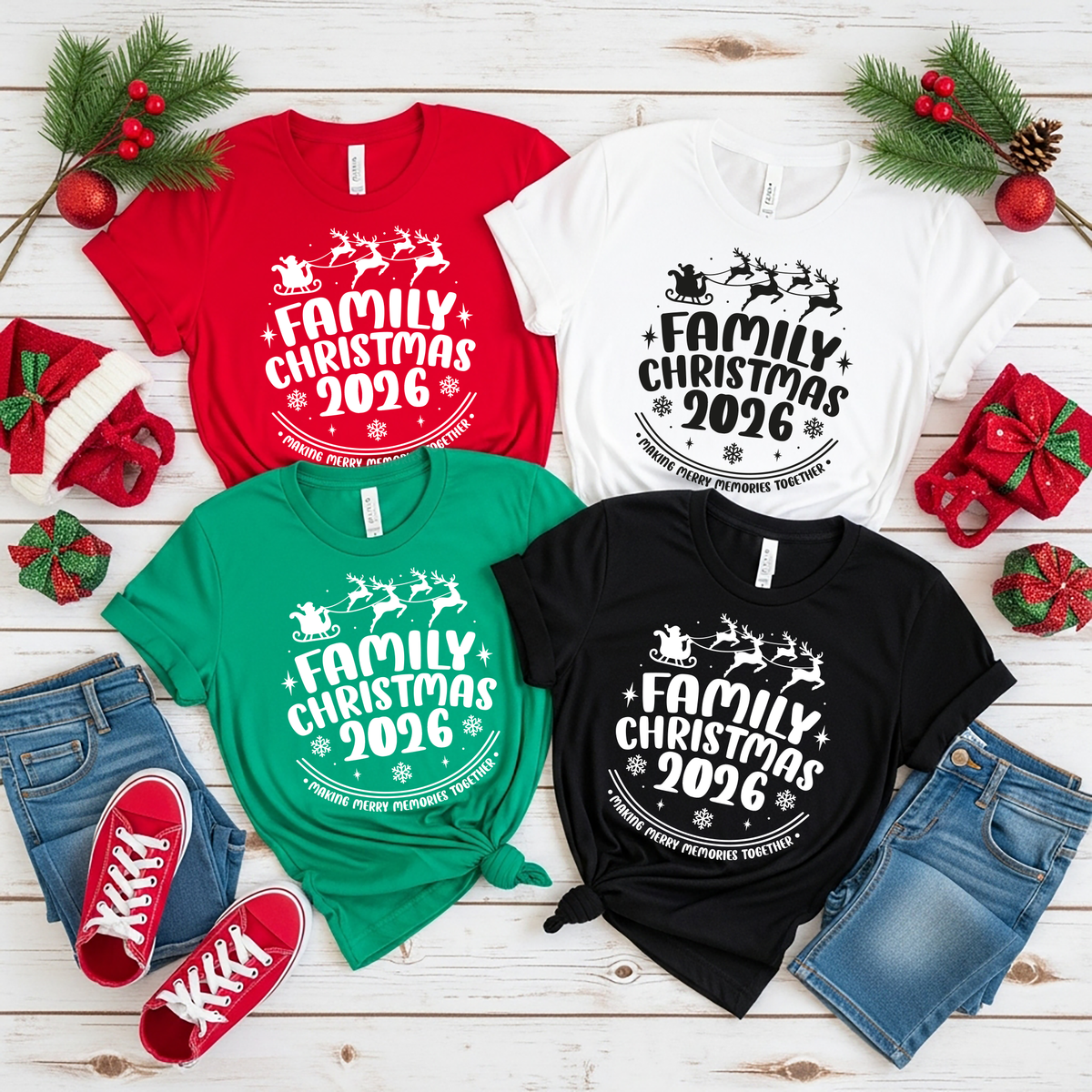 Family Christmas,Holiday Shirts(QS1547)